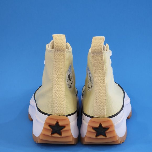 Converse Run Star Hike Hi Seasonal Color Lemon Drop Platform Sneaker A02132C NWT - Picture 5 of 6